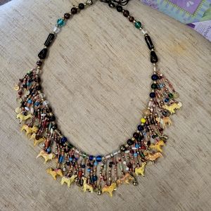 Vintage Animal Fetish Primitive necklace